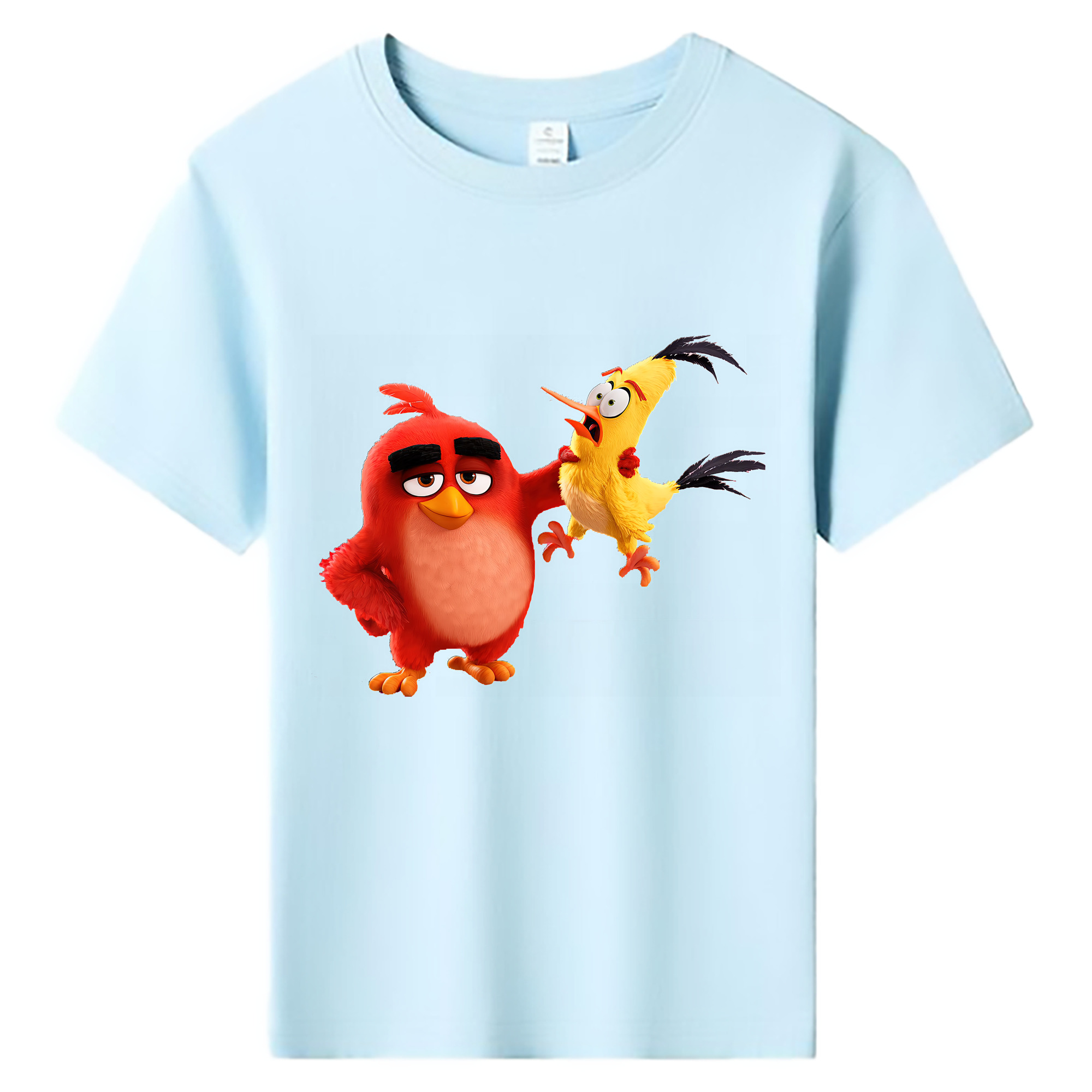 （画像用） Angry Birds アングリーバード 綿100％キッズTシャツ（フロントプリント）